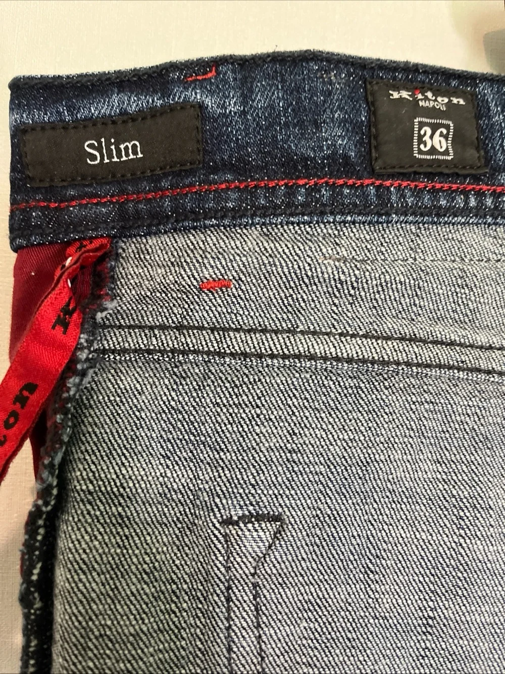 Kiton Napoli Limited Edition Mens jeans 36 Slim inseam 32. Made in Italy
